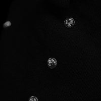 Metallic Tactical Oversized Cargo Zip-up Jacket [DARKNESS]