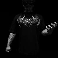 Abyssal Bloom Oversized T-shirt [VOID BLACK]