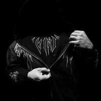 Abyssal Wraith Oversized Zip-up Hoodie [SMOKE]