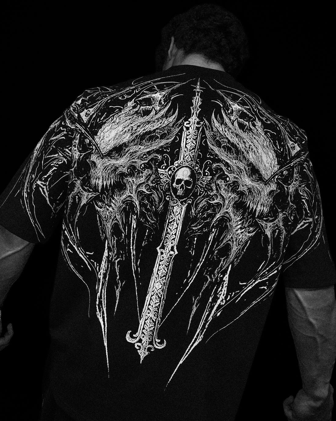 Hollow Souls Oversized T-shirt [VOID BLACK]