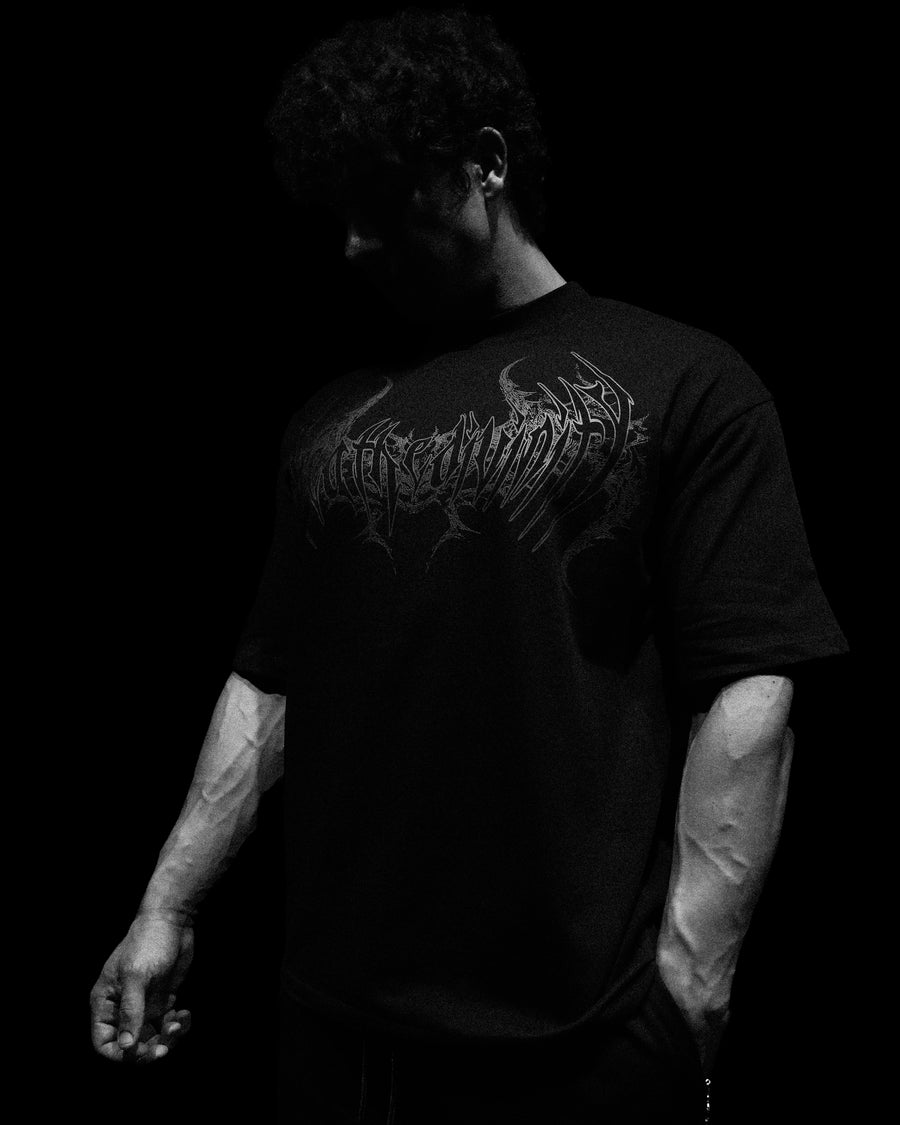 Abyssal Bloom Oversized T-shirt [MIDNIGHT]