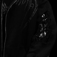 Tarnished Leviathan Oversized Zip-up Hoodie [DARKNESS]