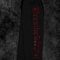 Womens Luxe Rhinestone Banana Uncuffed Sweatpants [NIGHTMARE]