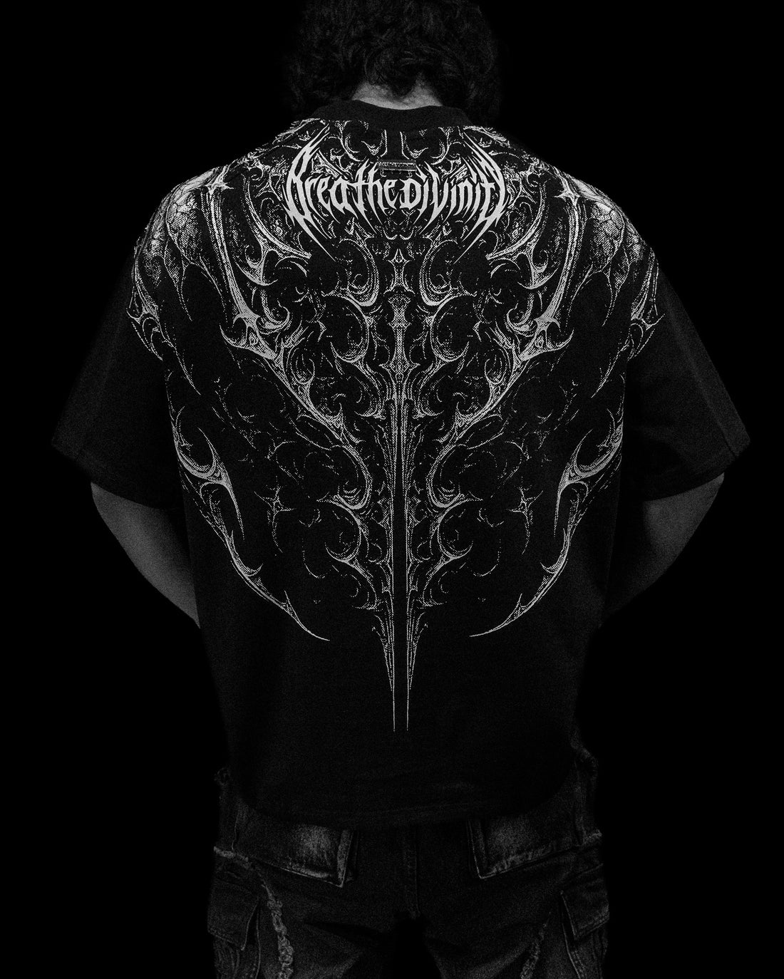 Hellspawn Ruined Oversized T-shirt [VOID BLACK]