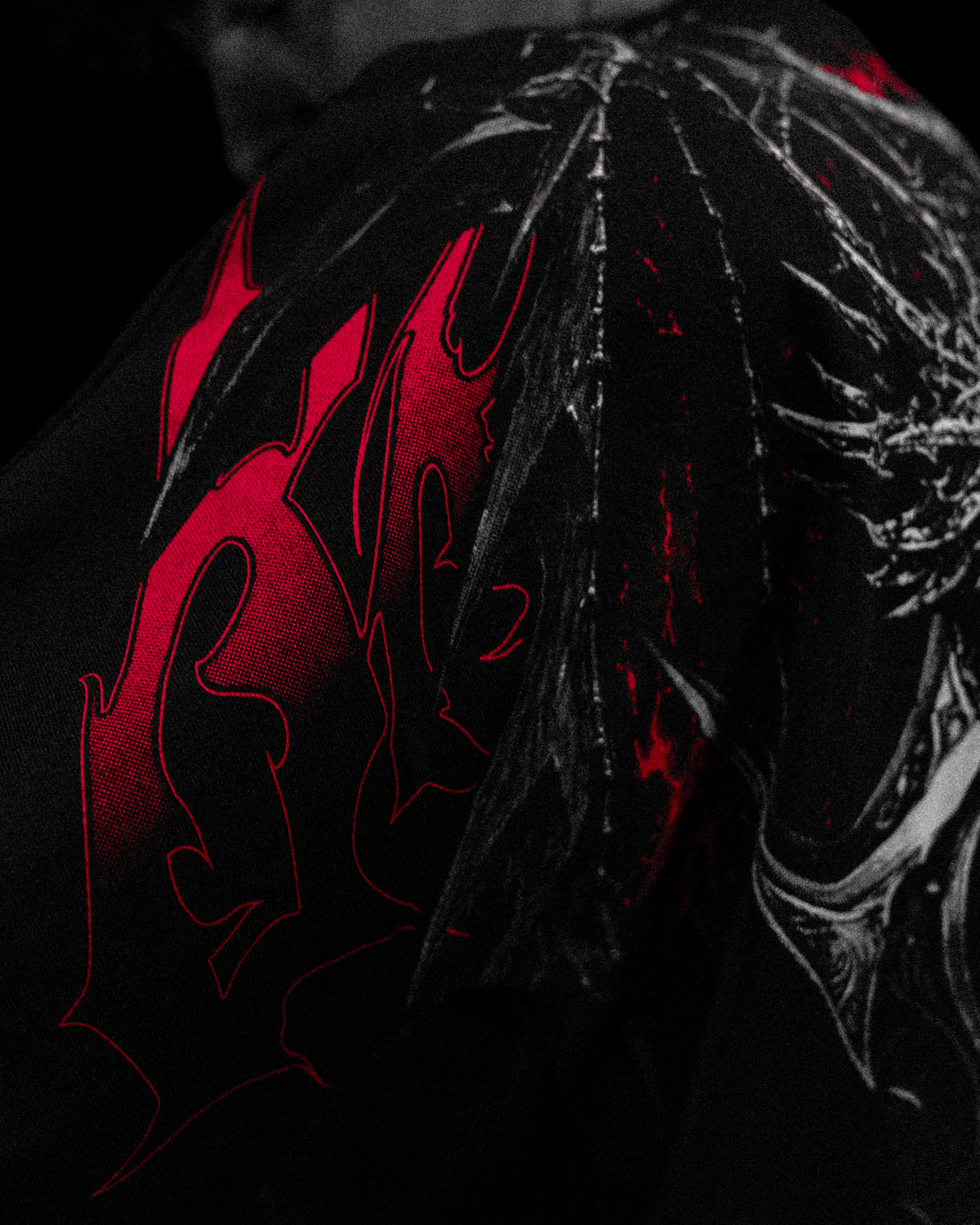 Shadow Monarch Oversized T-shirt [NIGHTMARE]