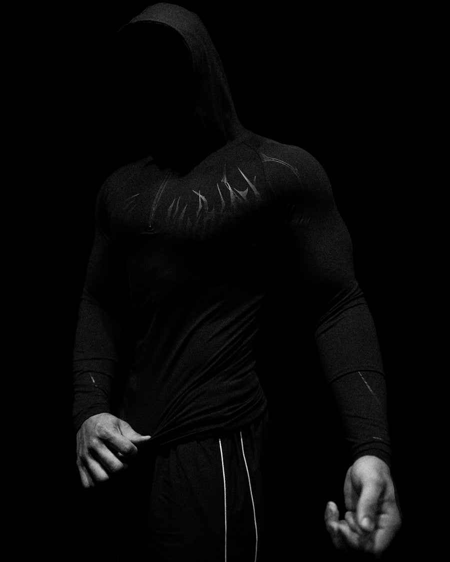 Void Tech™ Hollow Knight hoodie Compression [DARKNESS]