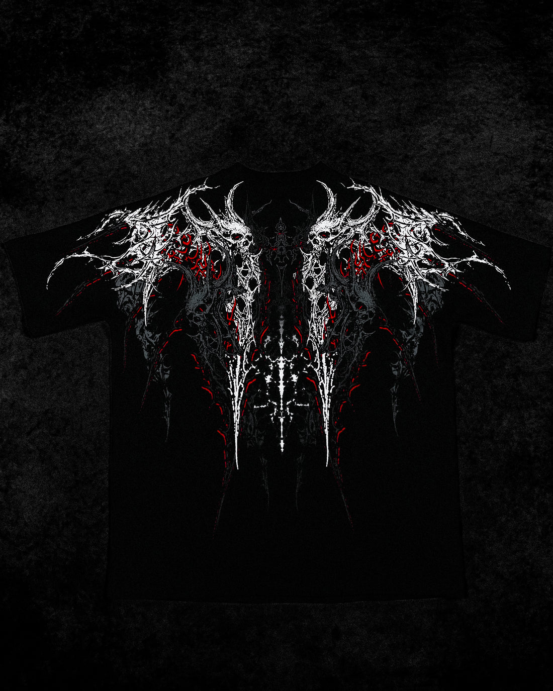 Necromancer Oversized T-shirt [HEAVENLY RED]