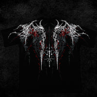 Necromancer Oversized T-shirt [HEAVENLY RED]