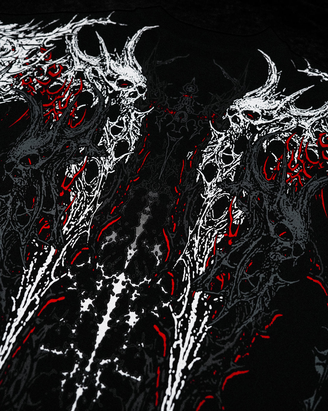 Necromancer Oversized T-shirt [HEAVENLY RED]