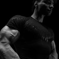 Void Tech™ Venom Texture shortsleeve Compression [DARKNESS]