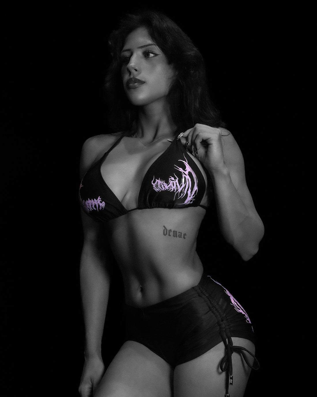 Women's Venom Texture Swimsuit Top [BLOSSOM PINK]