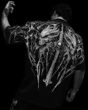 Hollow Souls Oversized T-shirt [VOID BLACK]