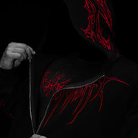 Kingslayer Oversized Zip-up hoodie [RAGE]