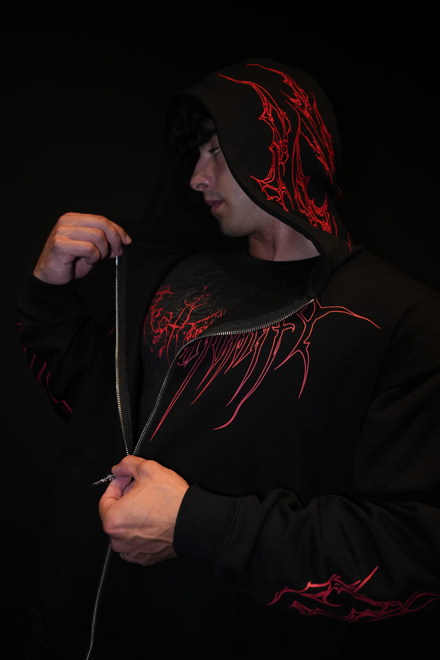 Kingslayer Oversized Zip-up hoodie [RAGE] MEN'S BF COLL 2025