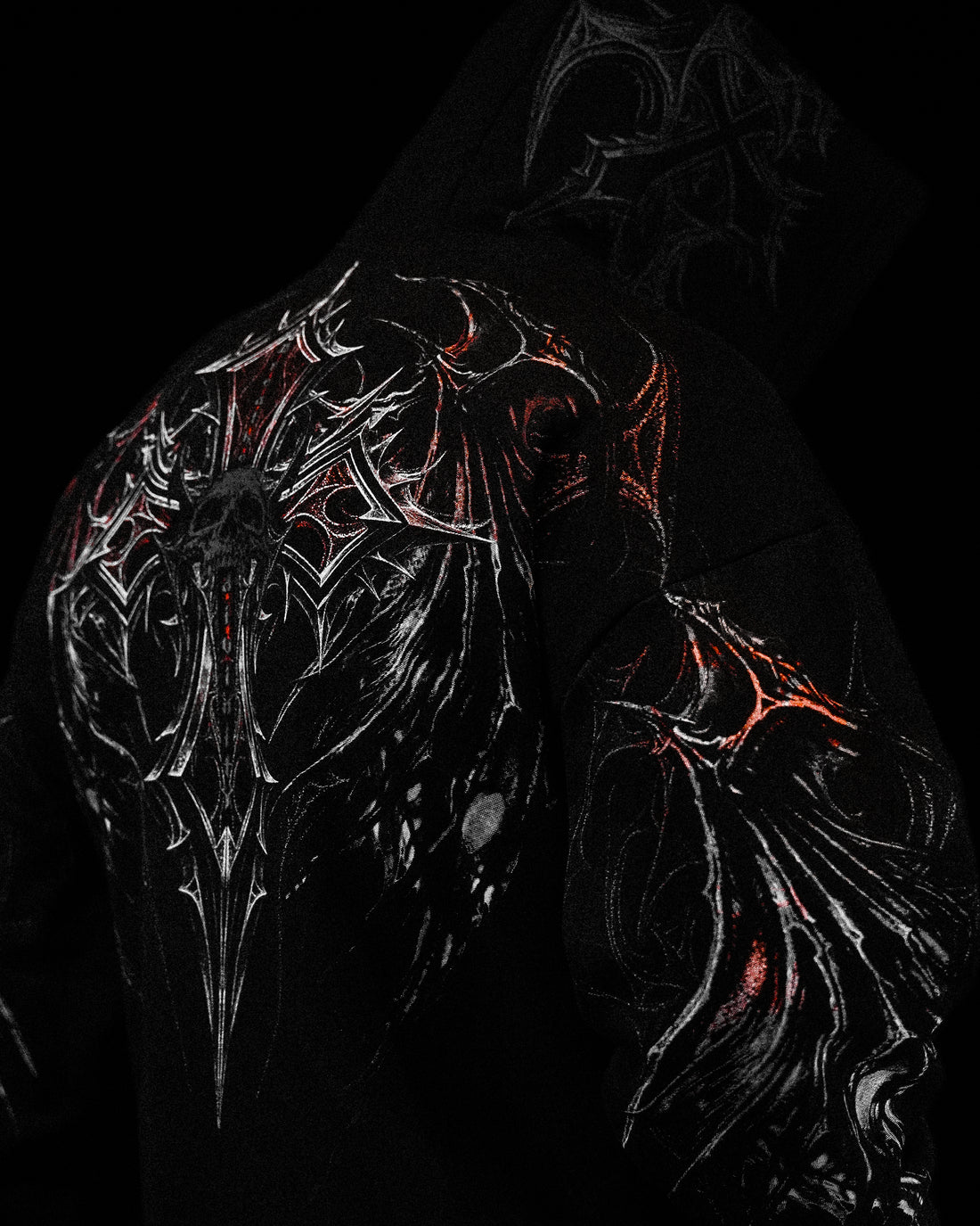 Nightfall Oversized Pullover Hoodie [ORANGE DREAM/SCORCH]