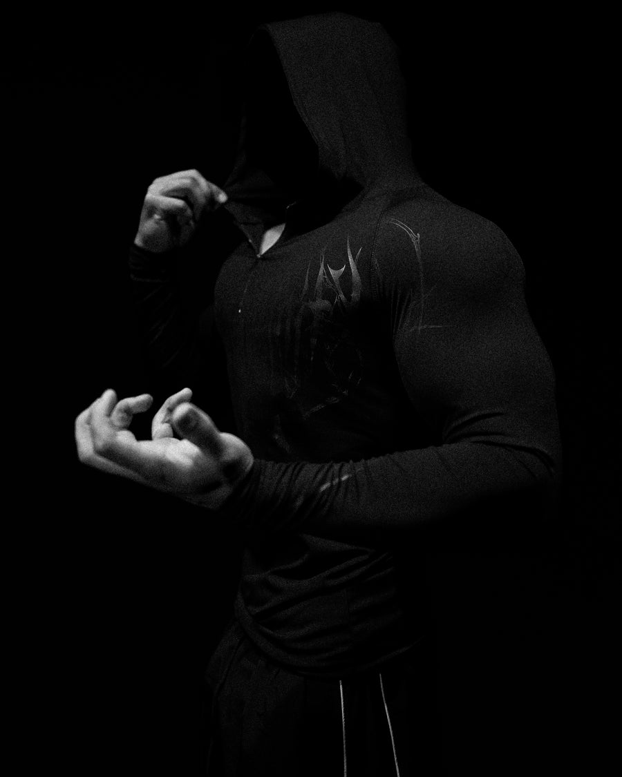 Void Tech™ Hollow Knight hoodie Compression [DARKNESS]