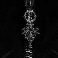 Immortality Oversized Zip-Up Hoodie [VOID BLACK]