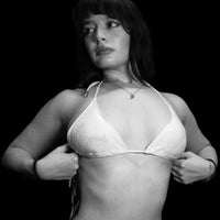Women's Venom Texture Swimsuit Top [DIVINE WHITE]