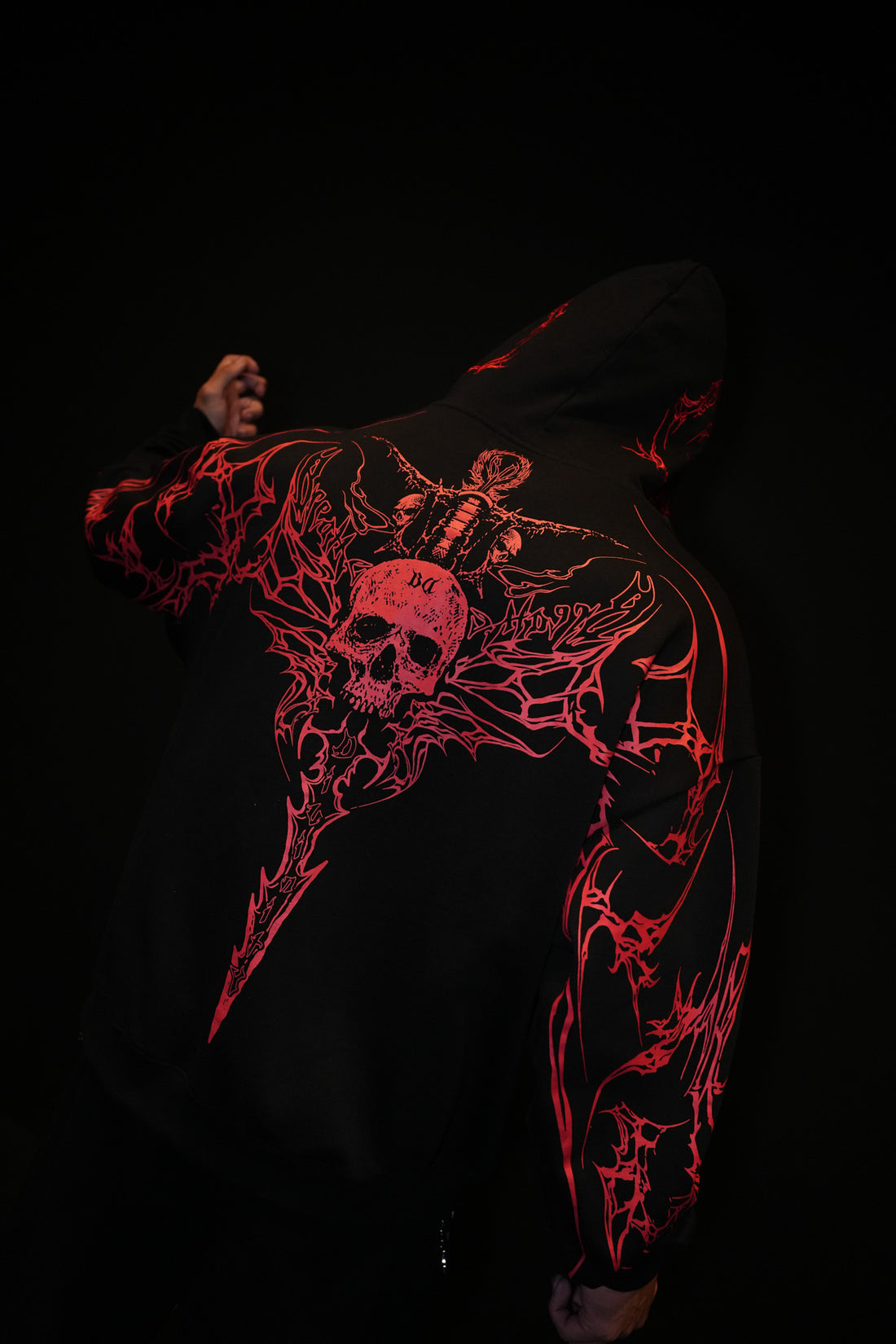 Kingslayer Oversized Zip-up hoodie [RAGE] MEN'S BF COLL 2025