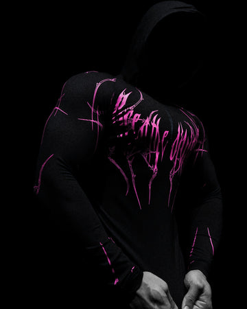 Void Tech™ Hollow Knight hoodie Compression [BLOSSOM PINK]