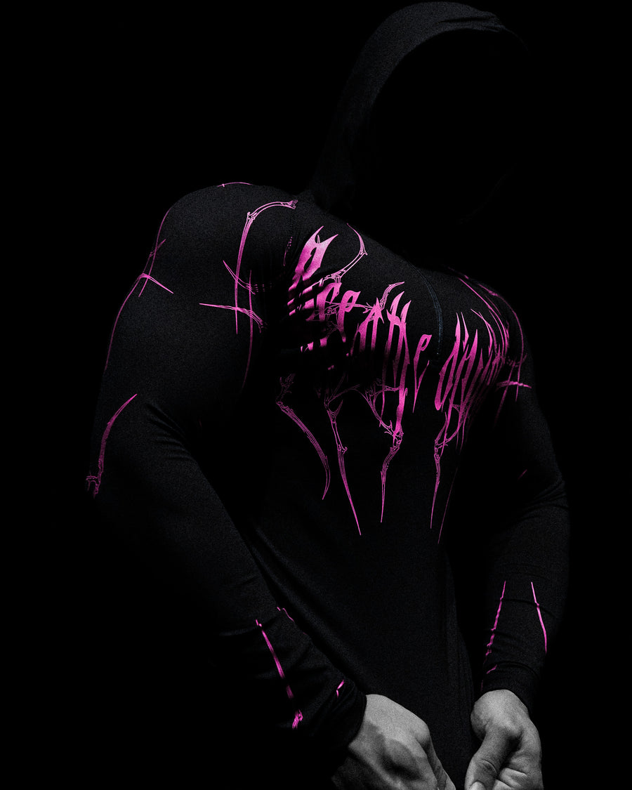 Void Tech™ Hollow Knight hoodie Compression [BLOSSOM PINK]