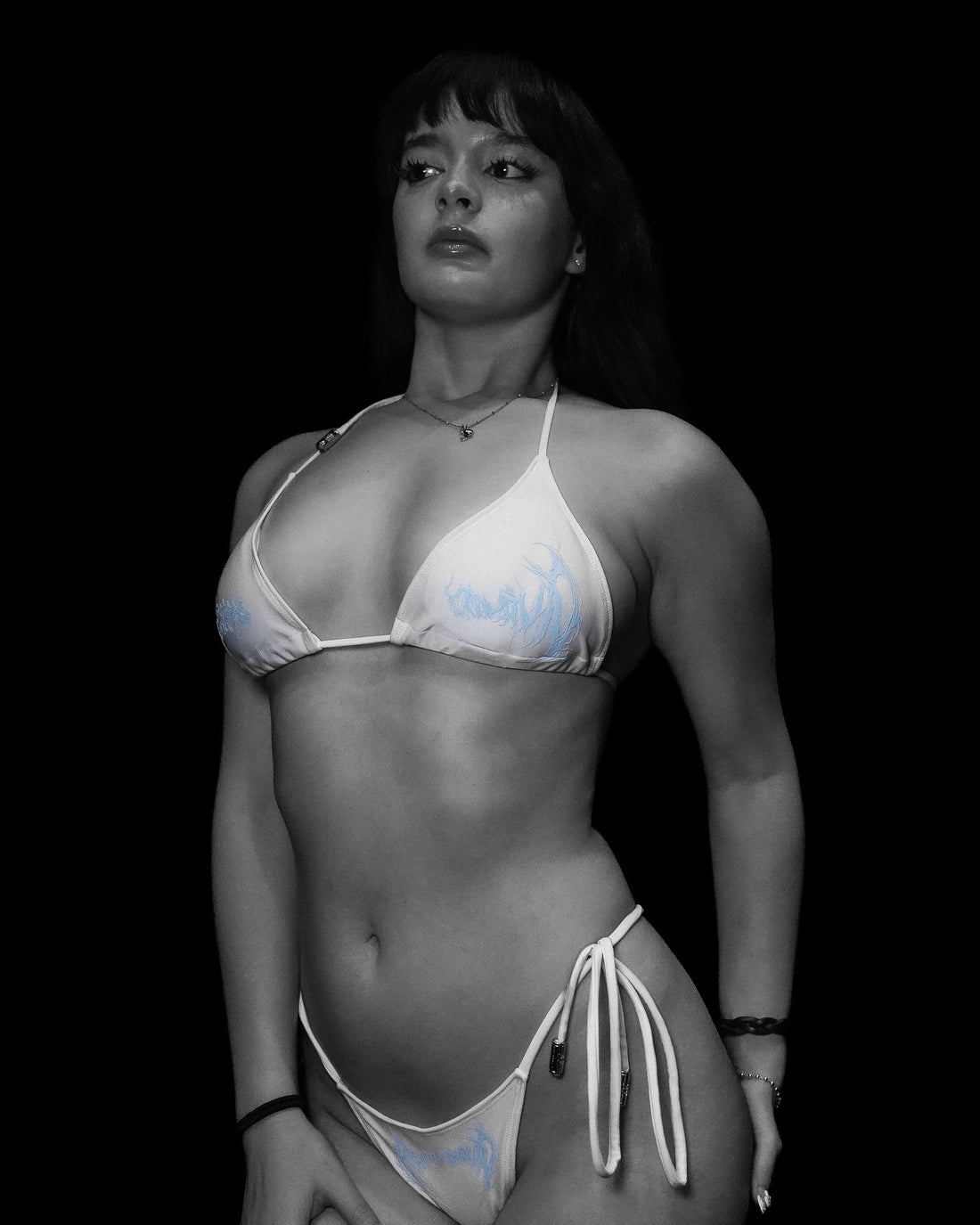 Women's Venom Texture Swimsuit Top [FROST]