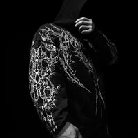 Nocturnal Oversized Zip-up Hoodie [VOID BLACK]