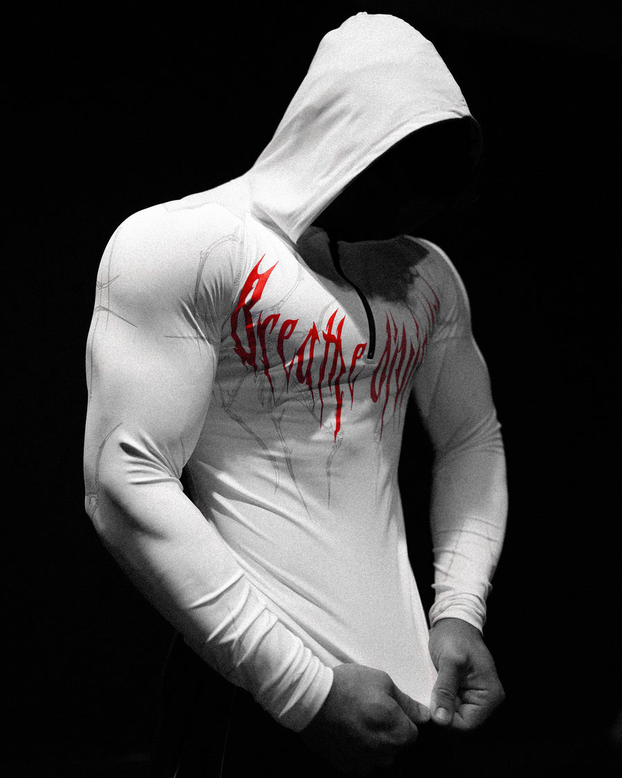 Void Tech™ Hollow Knight hoodie Compression [HEAVENLY RED]