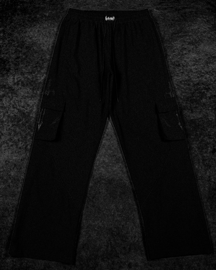 Excalibur Uncuffed Cargo Trackpants [DARKNESS]