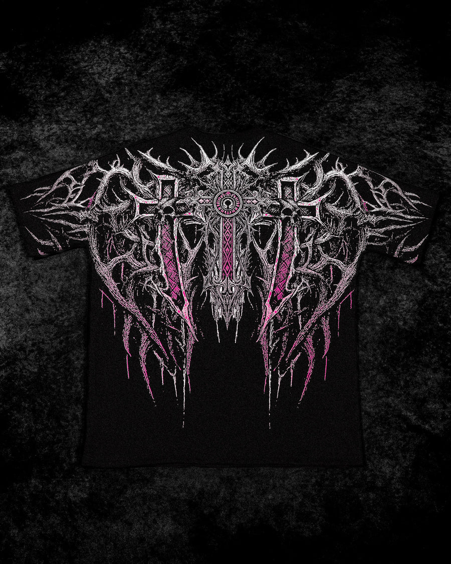 Heaven's Gate Oversized T-shirt [BLOSSOM PINK]