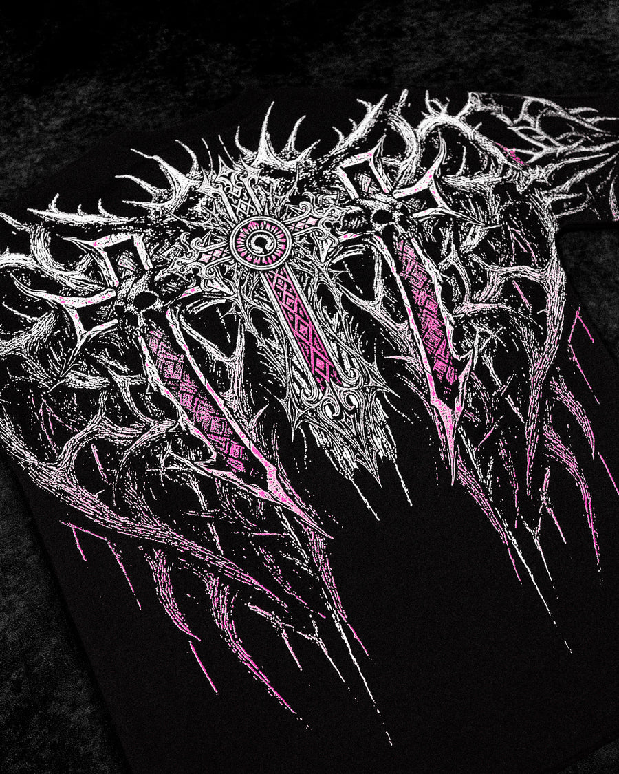 Heaven's Gate Oversized T-shirt [BLOSSOM PINK]