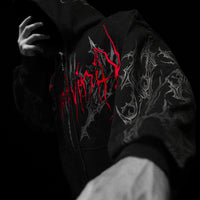 Deathwing Oversized Zip-up Hoodie [NIGHTMARE]