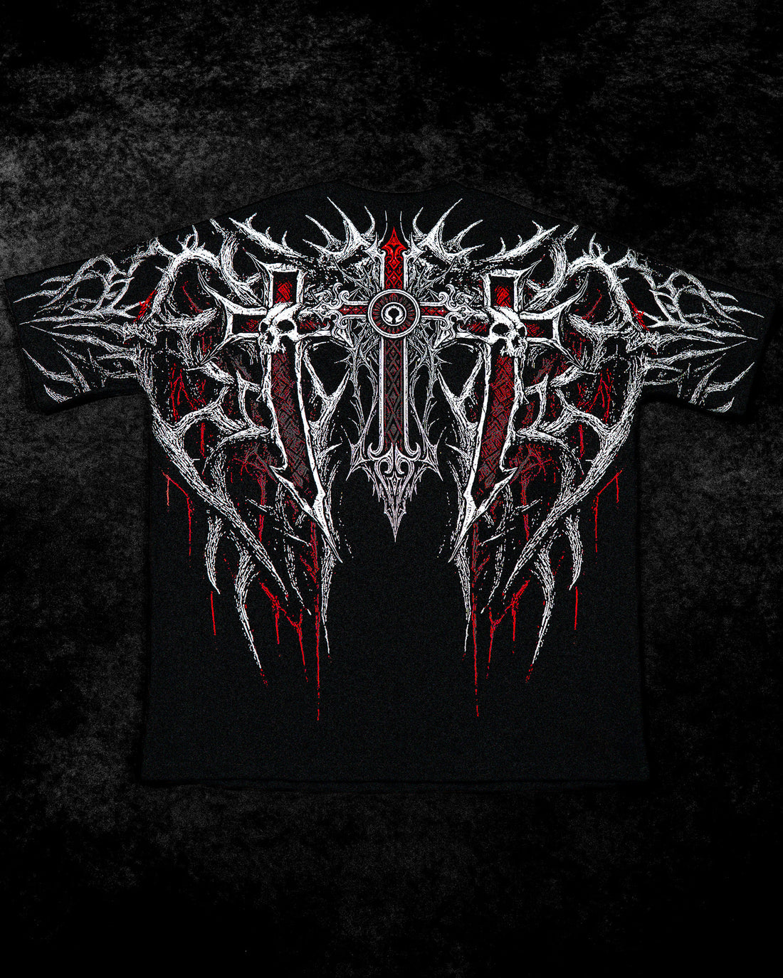 Heaven's Gate Oversized T-shirt [HEAVENLY RED]