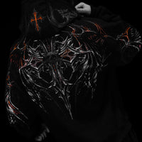 Nightfall Oversized Pullover Hoodie [ORANGE DREAM/SCORCH]