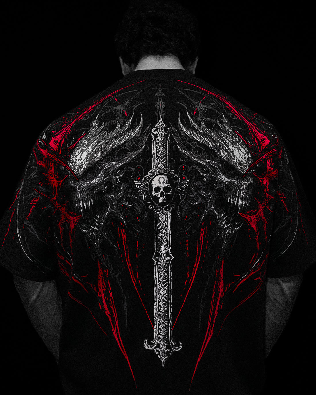 Hollow Souls Oversized T-shirt [NIGHTMARE]