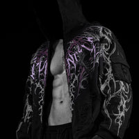 Vindicator Tarnished Cargo Oversized Zip-up Hoodie [BLOSSOM PINK]