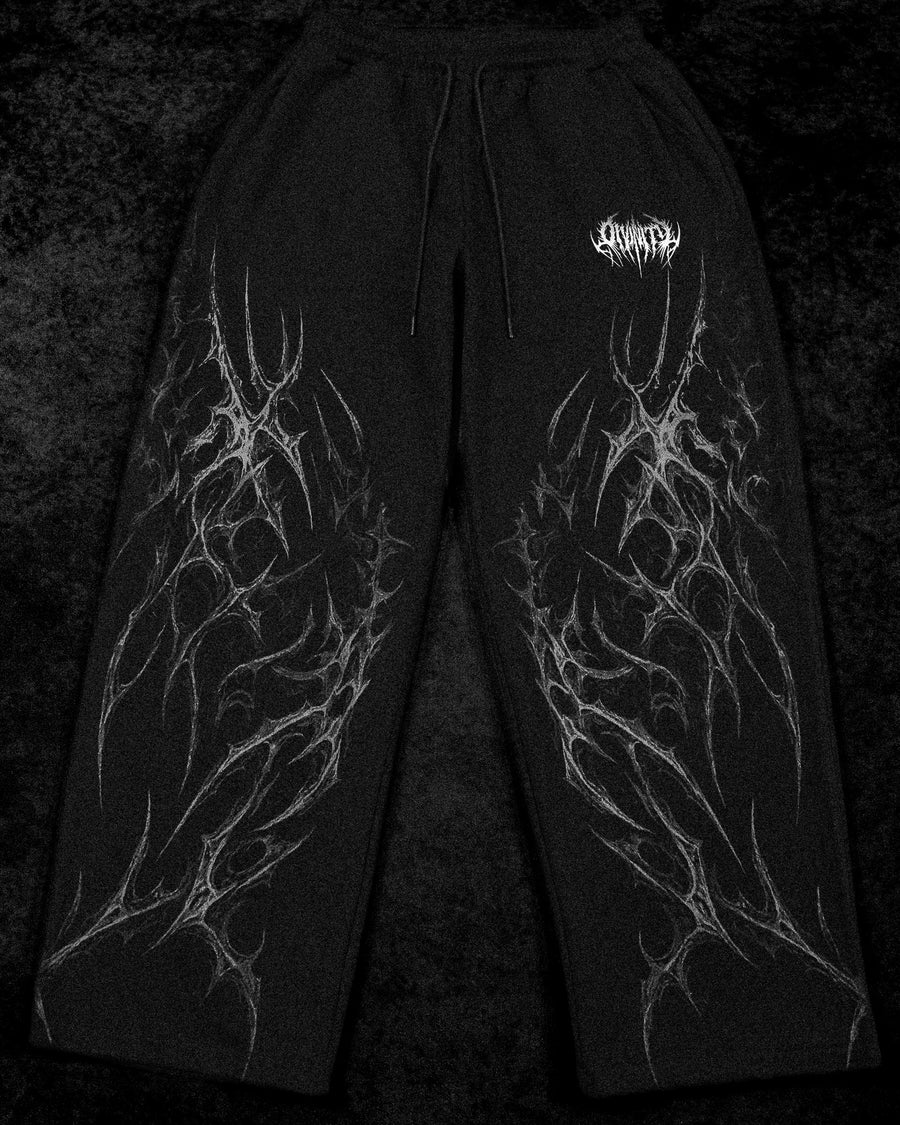 Blood Omen Banana Shape Uncuffed luxury sweatpants [MIDNIGHT]