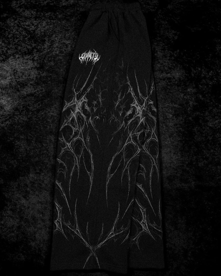 Blood Omen Banana Shape Uncuffed luxury sweatpants [MIDNIGHT]