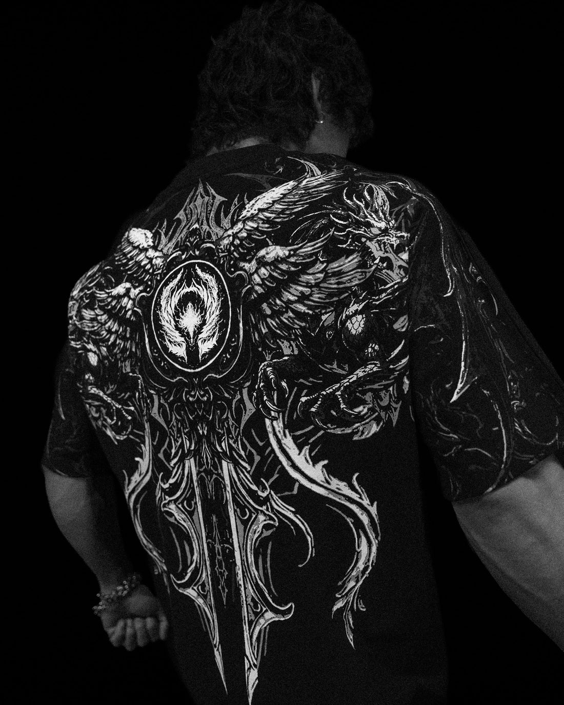 Seraphim Oversized T-SHIRT [VOID BLACK]