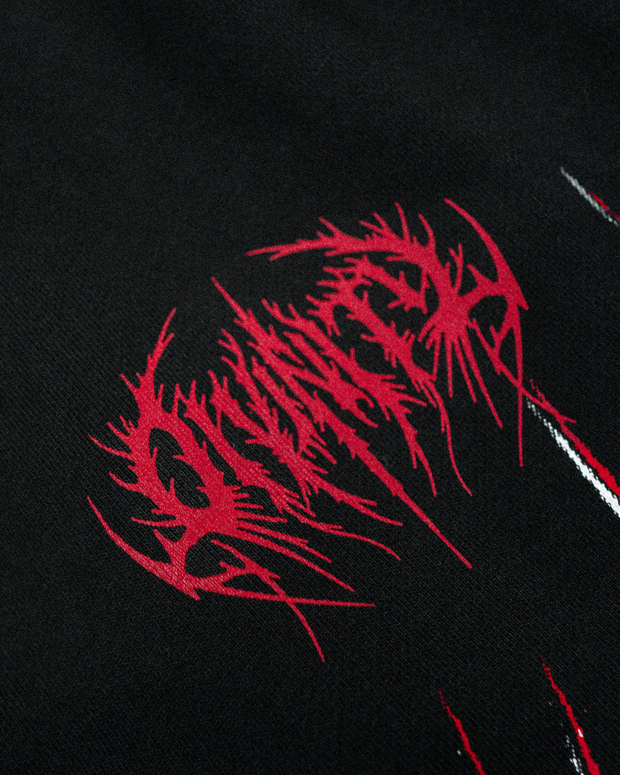Blood Omen Banana Shape Uncuffed luxury sweatpants [HEAVENLY RED]