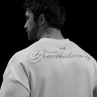 Oversized Elegance Waffle Henley [IVORY]
