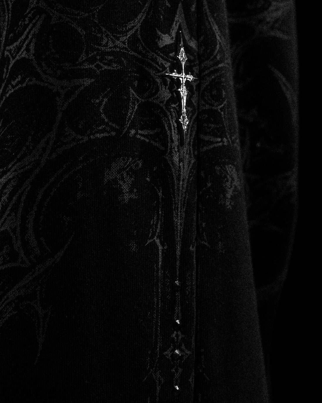 Death-Script Oversized Uncuffed Cargos [DARKNESS]