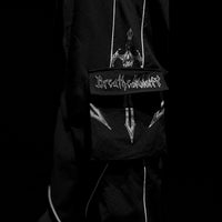 Excalibur Uncuffed Cargo Trackpants [VOID BLACK]