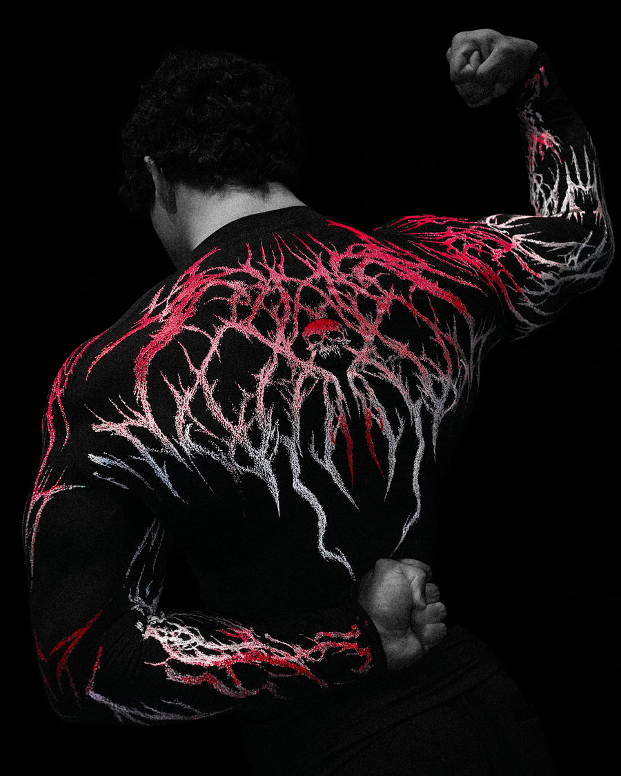 Void Tech™ Soul Decay longsleeve Compression [HEAVENLY RED]
