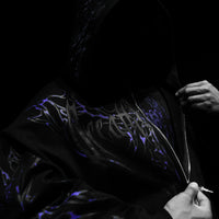 Shadow Monarch Oversized Zip-up Hoodie [DUSK]