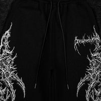 Cyber Scythe Uncuffed luxury sweatpants [VOID BLACK]