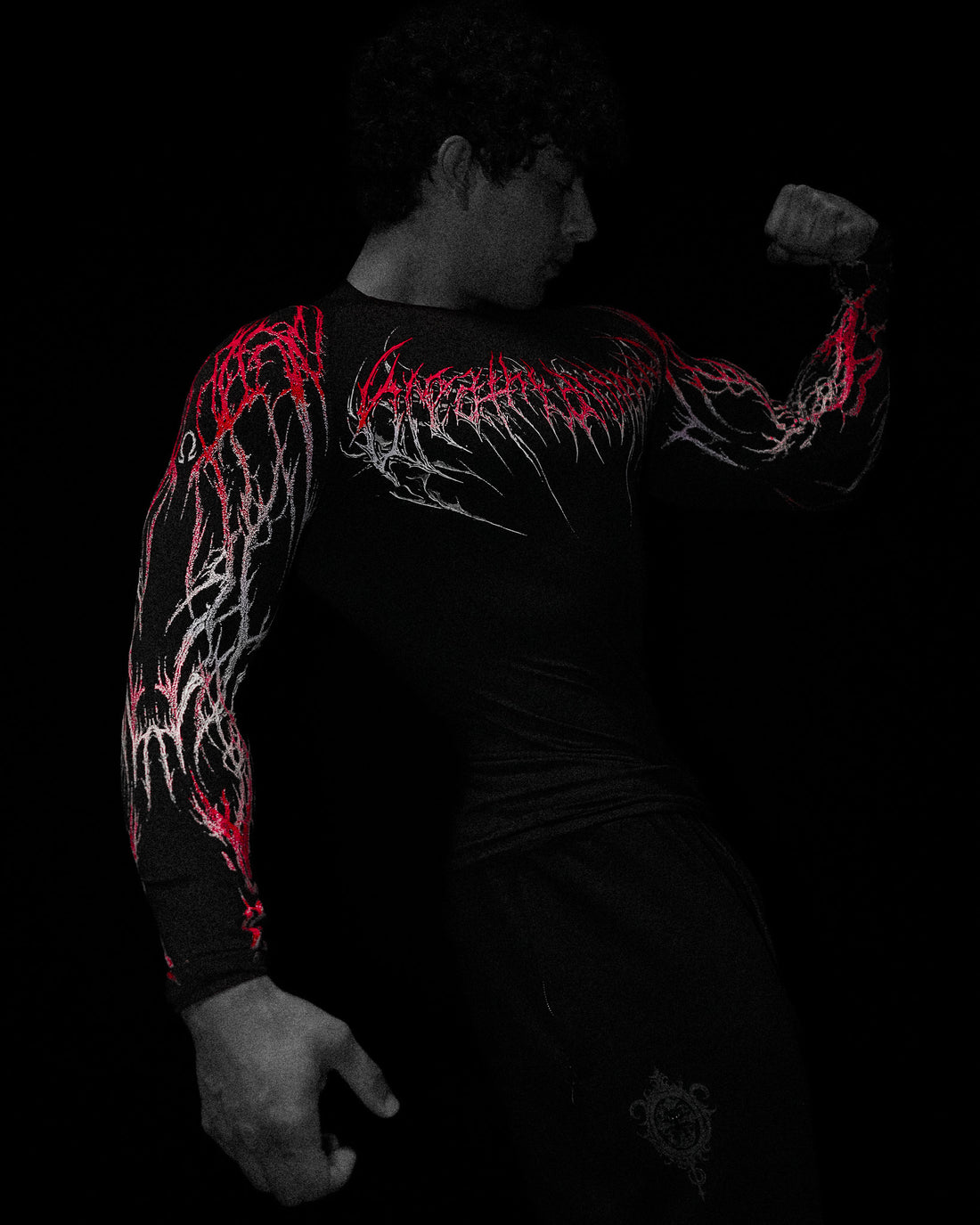 Void Tech™ Soul Decay longsleeve Compression [HEAVENLY RED]
