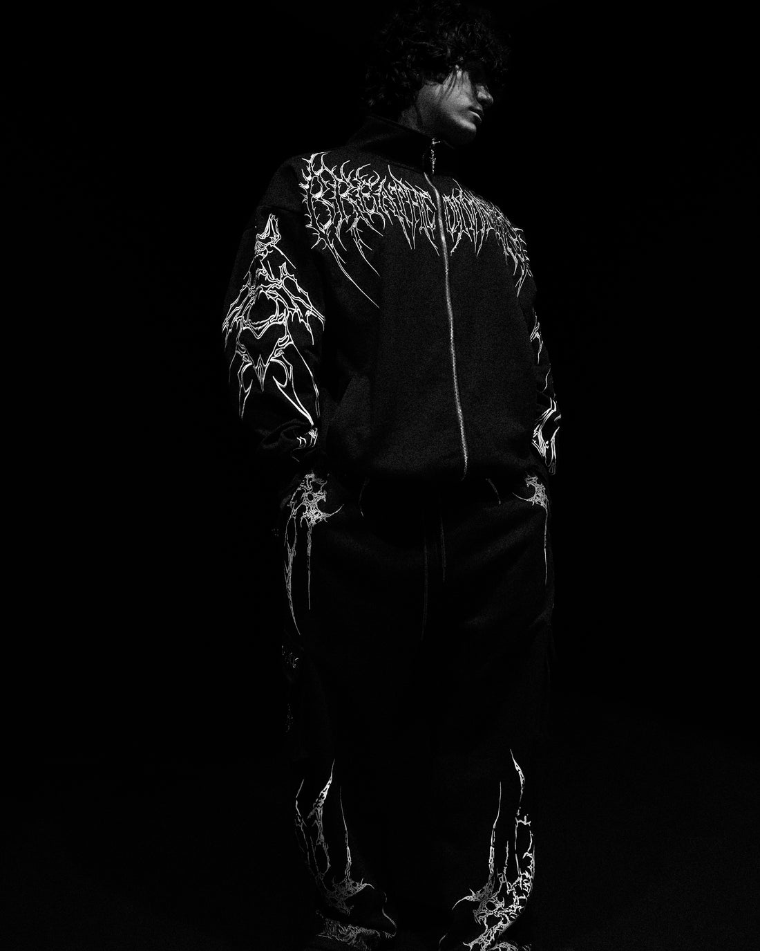 Netherwalker Oversized Zip-up jacket [VOID BLACK]