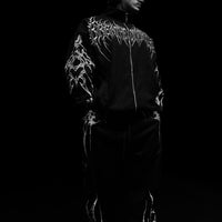 Netherwalker Oversized Zip-up jacket [VOID BLACK]