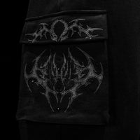 Death-Script Oversized Uncuffed Cargos [DARKNESS]